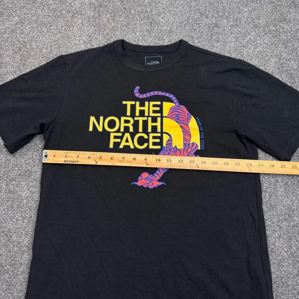 The North Face T Shirt Mens Size‎ Small Black Tiger Logo LTD Edition Graphic Tee